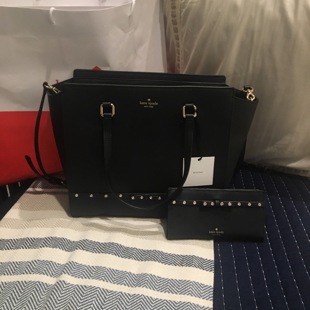 SOLD!!! Kate Spade Bag &Wallet/ Rhinestones!